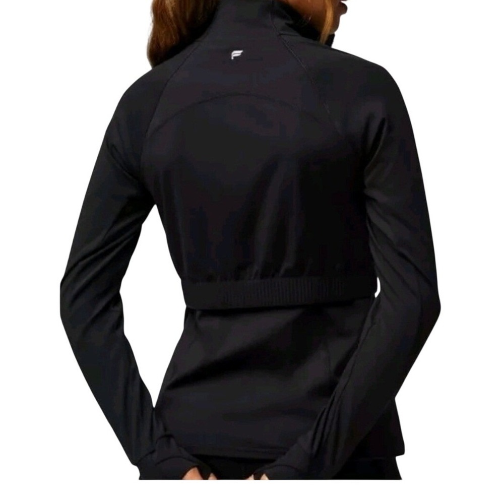 Fabletics Trinity Performance Jacket Black Full Z… - image 3